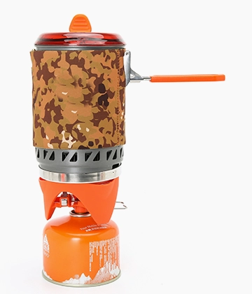 description of All in One Fast Boiling Cook Pot with Camping Stove